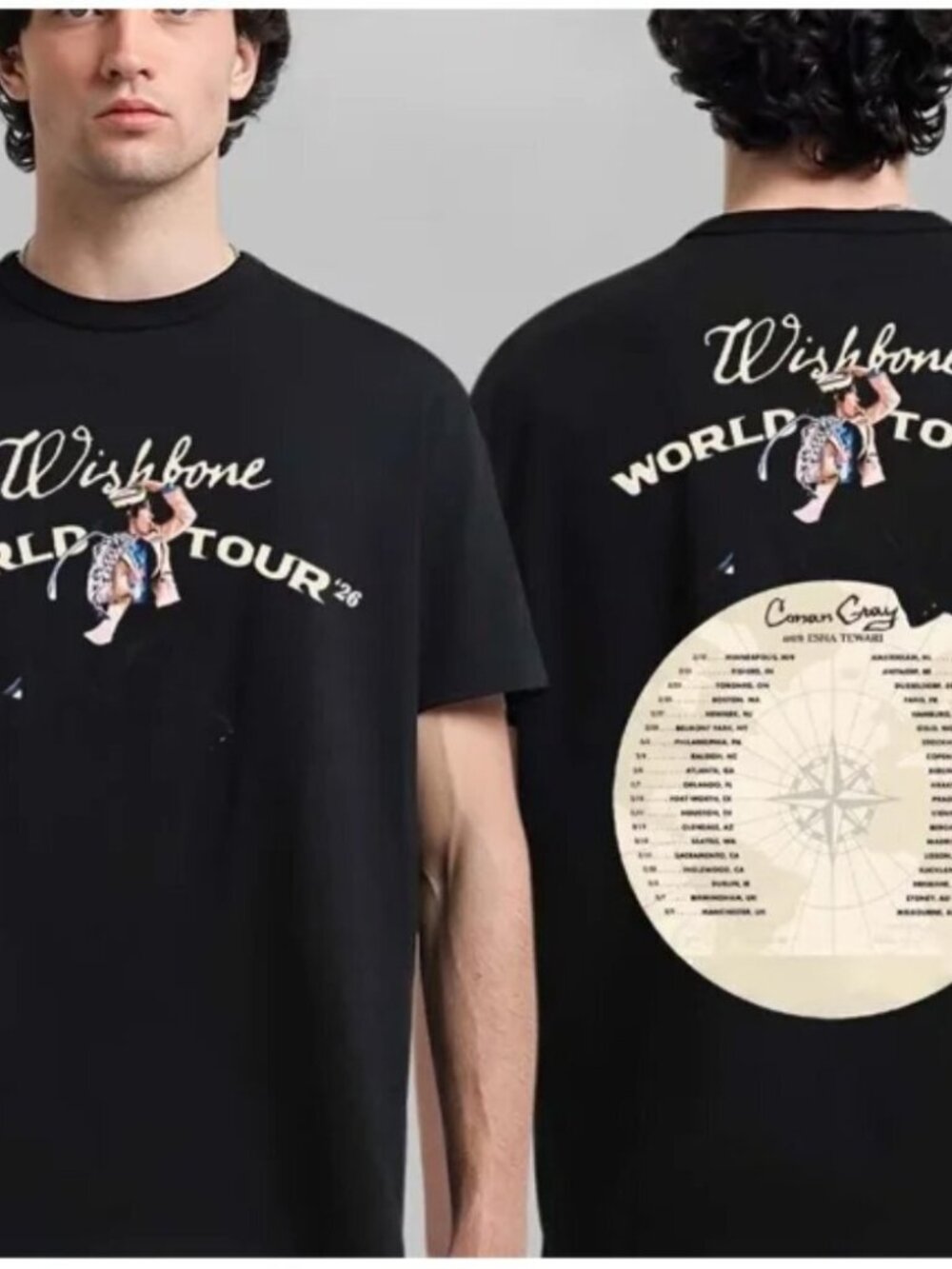 Conan Retro Wishbone Inspired Tour 2026 Shirt Era Retro Music Classic Unisex